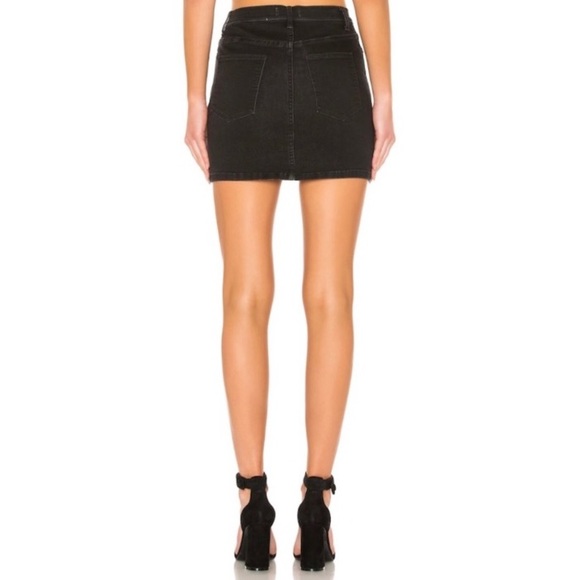 NWOT FREE PEOPLE TEAGAN BLACK DENIM SKIRT SIZE SMALL - Picture 11 of 16